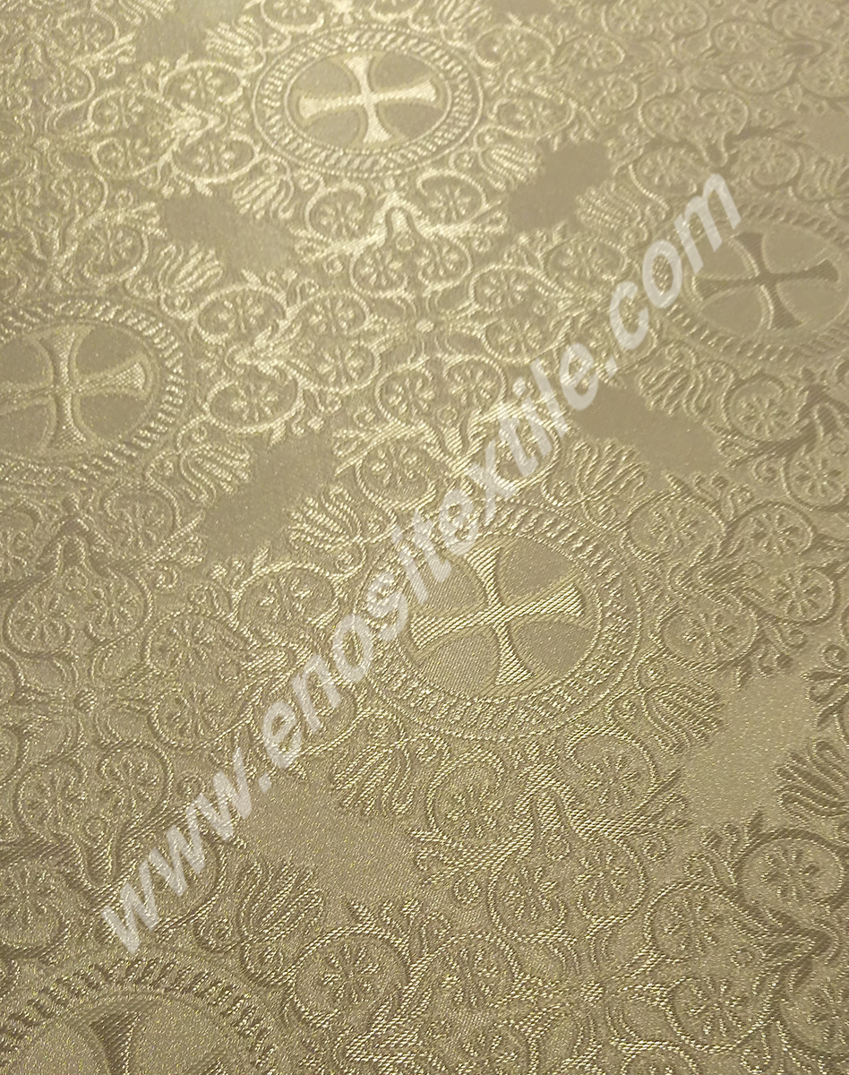 KL-031 White-Silver Brocade Fabrics